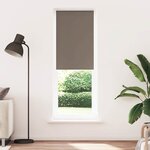 vidaXL Store enrouleur occultant café 85x210cm largeur du tissu 80 7cm