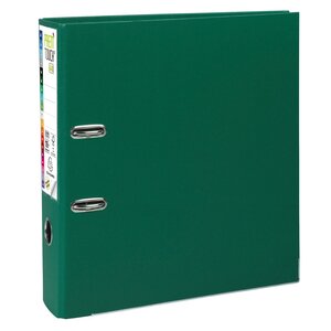 Classeur À Levier Prem'touch Intérieur Et Extérieur En Polypropylène - Dos 80mm - A4 Maxi - Vert Foncé - X 10 - Exacompta