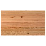 vidaXL Table à manger marron clair bois de chêne massif rectangulaire