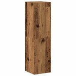 vidaXL Meubles TV muraux 4 Pièces vieux bois bois d'ingénierie