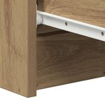 vidaXL Buffet chêne artisanal 60x35x98 5 cm bois d'ingénierie