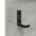 vidaXL Porte-manteau mural avec étagère avec stockage avec miroir Gris Béton 90 x 10 x 50 cm