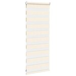 vidaXL Store zèbre beige marbré largeur du tissu 60 9 cm polyester