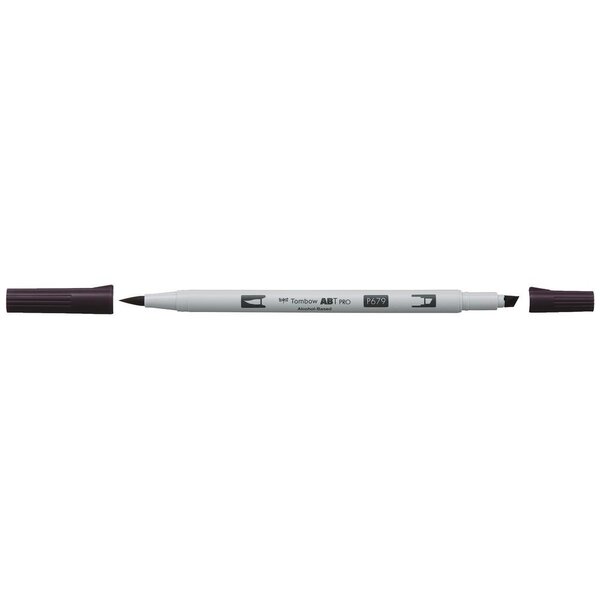 Marqueur Base Alcool Double Pointe ABT PRO 679 prune noire TOMBOW