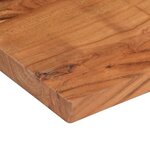 vidaXL Dessus de table 140x60x3 8cm rectangulaire bois massif d'acacia