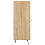 vidaXL Buffet Chêne sonoma 34 5x34x90 cm Bois d'ingénierie