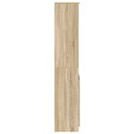 vidaXL Buffet haut chêne sonoma 50x35x180 cm bois d'ingénierie