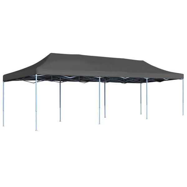 vidaXL Tente de réception pliable 3 x 9 m Anthracite