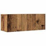 vidaXL Ensemble de meuble TV mural 4 Pièces vieux bois bois d'ingénierie