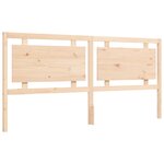 vidaXL Cadre de lit sans matelas bois massif