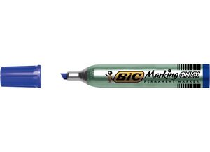 Marqueur Permanent MARKING ONYX 1591 MAXI Pointe Biseau 2 7 à 6 2 mm Bleu BIC