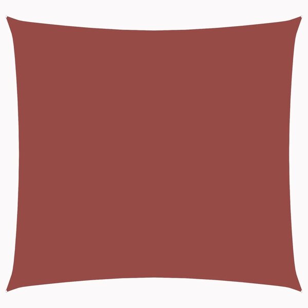 vidaXL Voile de parasol tissu oxford carré 4x4 m terre cuite