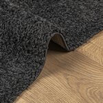 vidaXL Tapis shaggy PAMPLONA poils longs moderne anthracite 120x170 cm