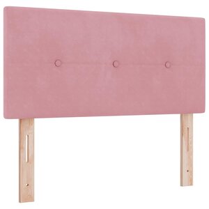 vidaXL Tête de lit Montage mural avec tête de lit Rose 100 cm Velours