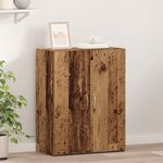vidaXL Meuble de bureau en bois recyclé 60 x 32 x 77 5 cm - Bois d'ingénierie