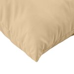 vidaXL Coussins de palette lot de 3 beige mélangé tissu