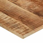 vidaXL Dessus de table bois de manguier solide 15-16 mm 120x60 cm