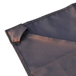 Toile de rechange pour pavillon tonnelle tente 3 x 3 m polyester haute densité 180 g/m² chocolat