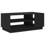 Table basse en chêne noir vidaXL 102x55x43 cm en bois d'ingénierie