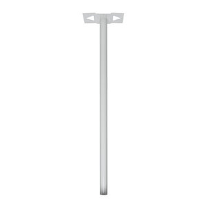 Pied elliptique à sceller Renz Blanc neige brillant RAL 9016B