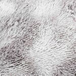 vidaXL Tapis Shaggy à poils longs NAVARRA gris argenté 130x200 cm