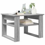 vidaXL Table basse Gris Sonoma 64 x 54 x 44 cm Bois d'ingénierie