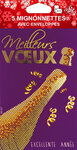 LOT 5 Cartes Meilleurs Vœux + 5 Enveloppes 4x9cm