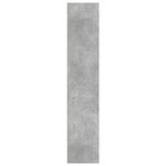 vidaXL Bibliothèque gris béton 60x30x152 cm bois d'ingénierie