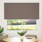 vidaXL Store enrouleur occultant café 145x175cm largeur du tissu