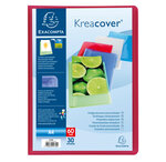 Porte vues perso. chroma KC A4 100V ass. x 8 EXACOMPTA