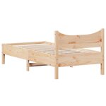 vidaXL Cadre de lit sans matelas 90x200 cm bois de pin massif