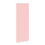 vidaXL Store plissé rose 75x200 cm largeur du tissu 74 4 cm polyester