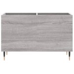 vidaXL Armoire à disques sonoma gris 74 5x38x48 cm bois d'ingénierie