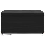 vidaXL Tabouret Noir 81 x 41 x 40 cm Velours et Bois Composite
