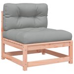 vidaXL Salon de jardin 4 Pièces et coussins bois massif sapin de douglas