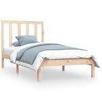 vidaXL Cadre de lit sans matelas bois de pin massif 90x190 cm