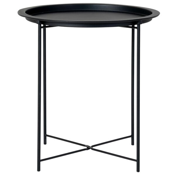 House Nordic Table d'appoint Anne 47 cm Rond Noir