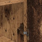 vidaXL Buffet avec tiroir Vieux bois 79 x 38 x 80 cm Bois d'ingénierie