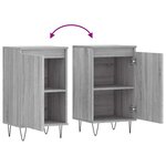 vidaXL Buffet sonoma gris 40x35x70 cm bois d'ingénierie