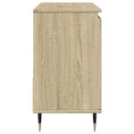 vidaXL Armoire lavabo de salle de bain chêne sonoma bois d'ingénierie