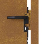 vidaXL Portail de jardin 105x80 cm acier corten