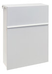 Boîte aux Lettres en Acier  Figure E6701  Serrure Protégée  Blanc