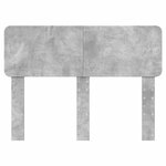 vidaXL Tête de lit Gris béton 135 cm Bois d'ingénierie