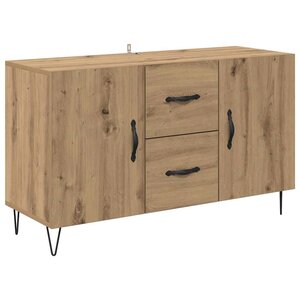 vidaXL Buffet Chêne artisanal 100 x 36 x 60 cm Bois d'ingénierie