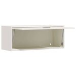 vidaXL Armoire murale pour garage Blanc 90 x 33 x 35 cm