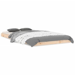 vidaXL Cadre de lit sans matelas 100x200 cm bois massif de pin