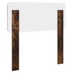 vidaXL Tête de lit Chêne fumé 90 cm Bois d'ingénierie