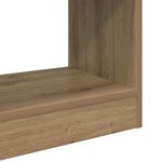 vidaXL Bibliothèque chêne artisanal 40 x 30 x 103 cm Bois d'ingénierie