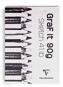 BLOC GRAF IT A5 80 feuilles UNI 90g CLAIREFONTAINE