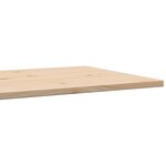vidaXL Dessus de table 3 Pièces 80x47x1 7cm rectangulaire bois pin massif